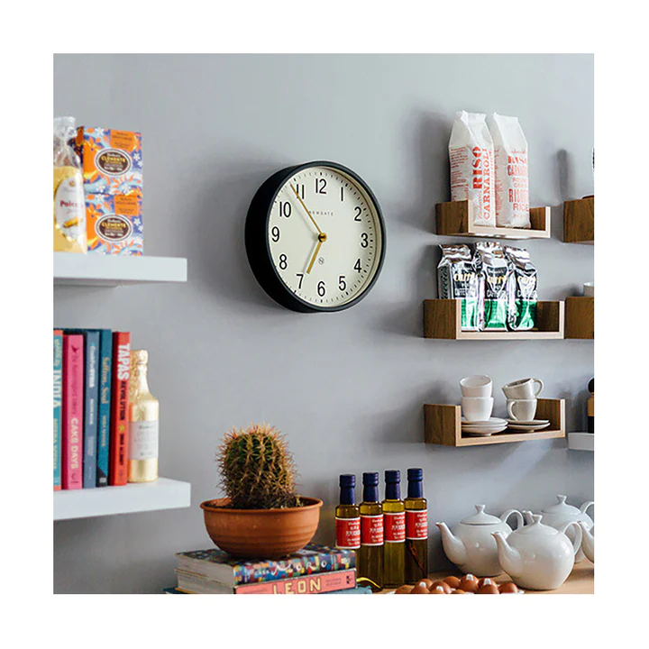 Newgate Master Edwards Wall Clock in Grey