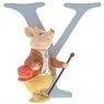 Pigling Bland Ornament - Letter Y