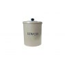 SIWGR Retro Tin Canister | Serif Font, Cream