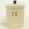 TE Retro Tin Canister Welsh | Block Font, Cream