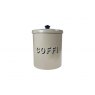 COFFI Tin Canister Welsh | Block Font, Cream