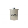 SIWGR Retro Tin Canister Welsh | Block Font, Cream