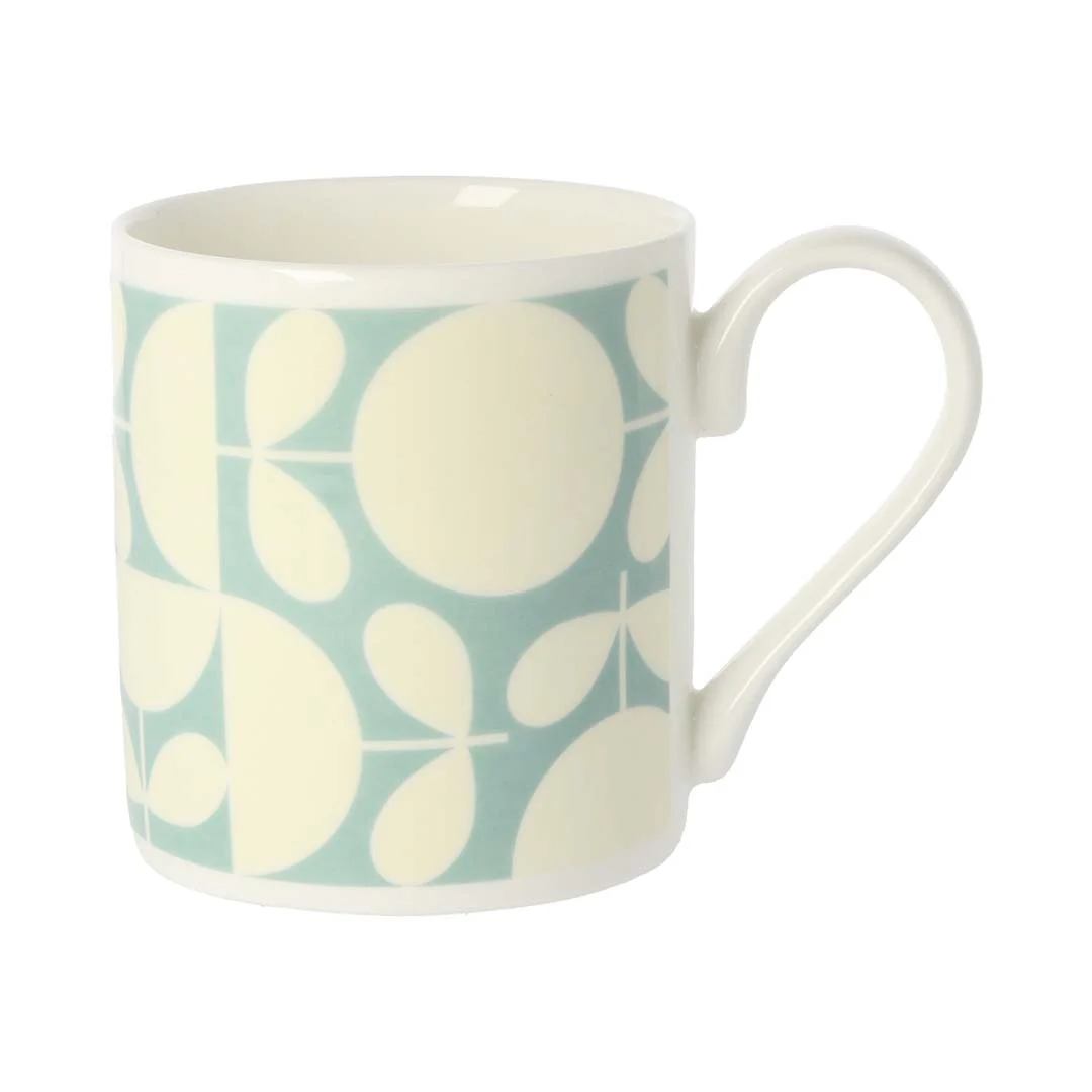 Orla Kiely Aqua Patchwork Mug