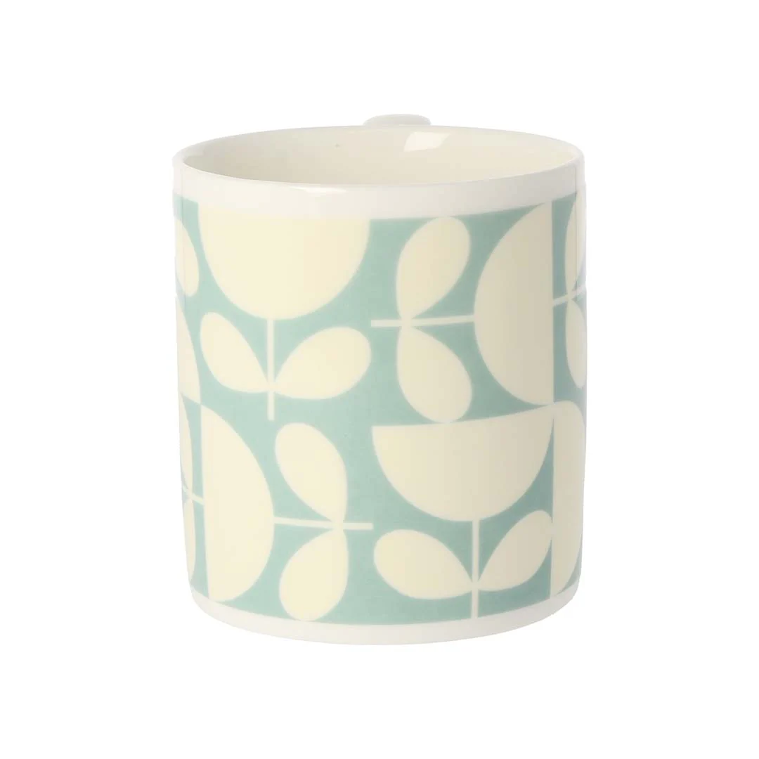 Orla Kiely Aqua Patchwork Mug