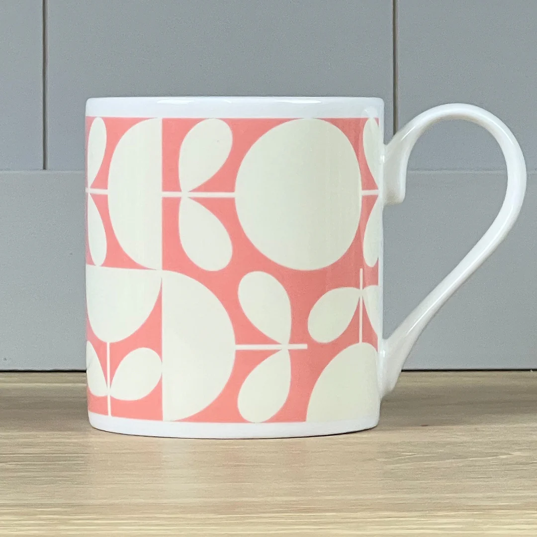 Orla Kiely Pink Patchwork Mug