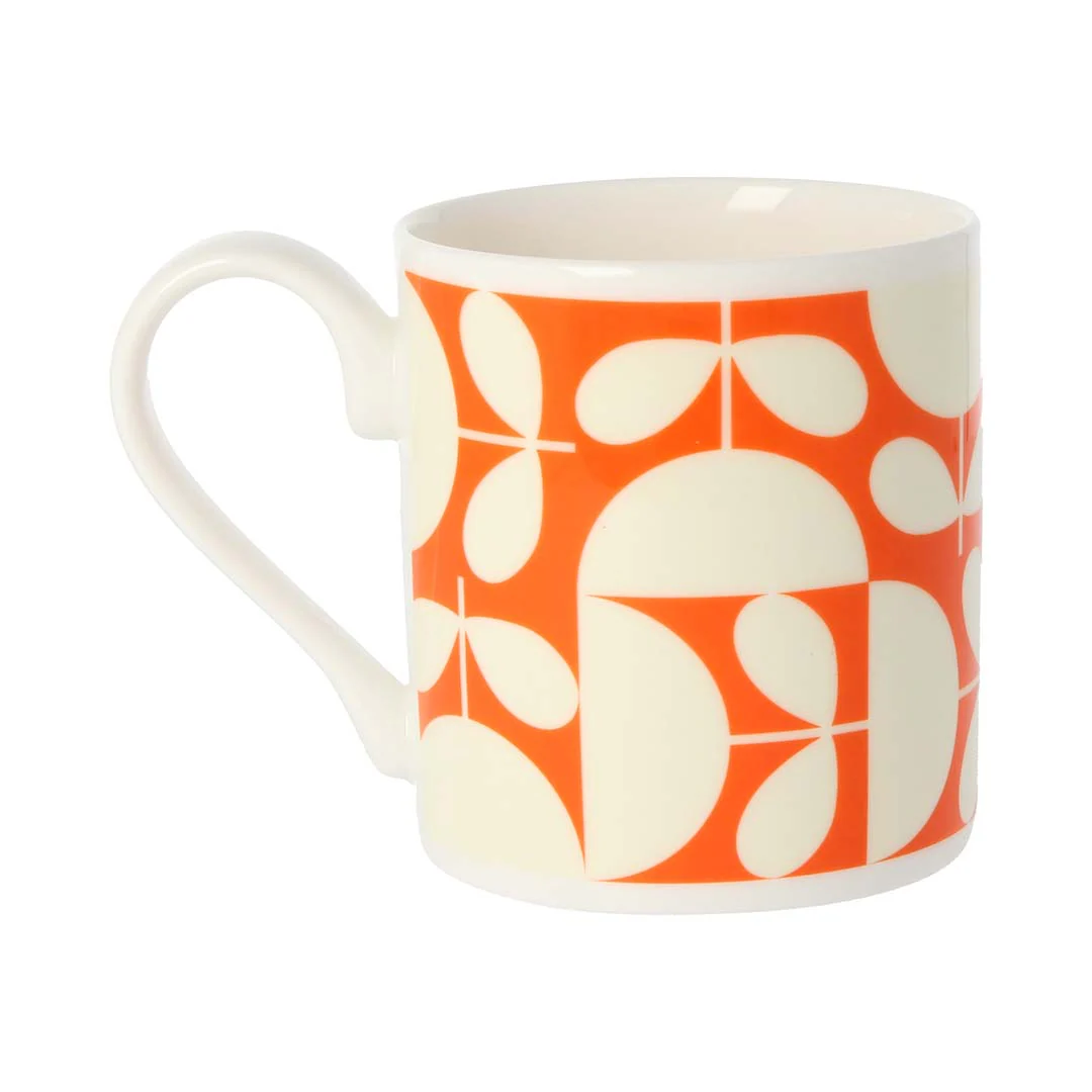 Orla Kiely Orange Patchwork Mug