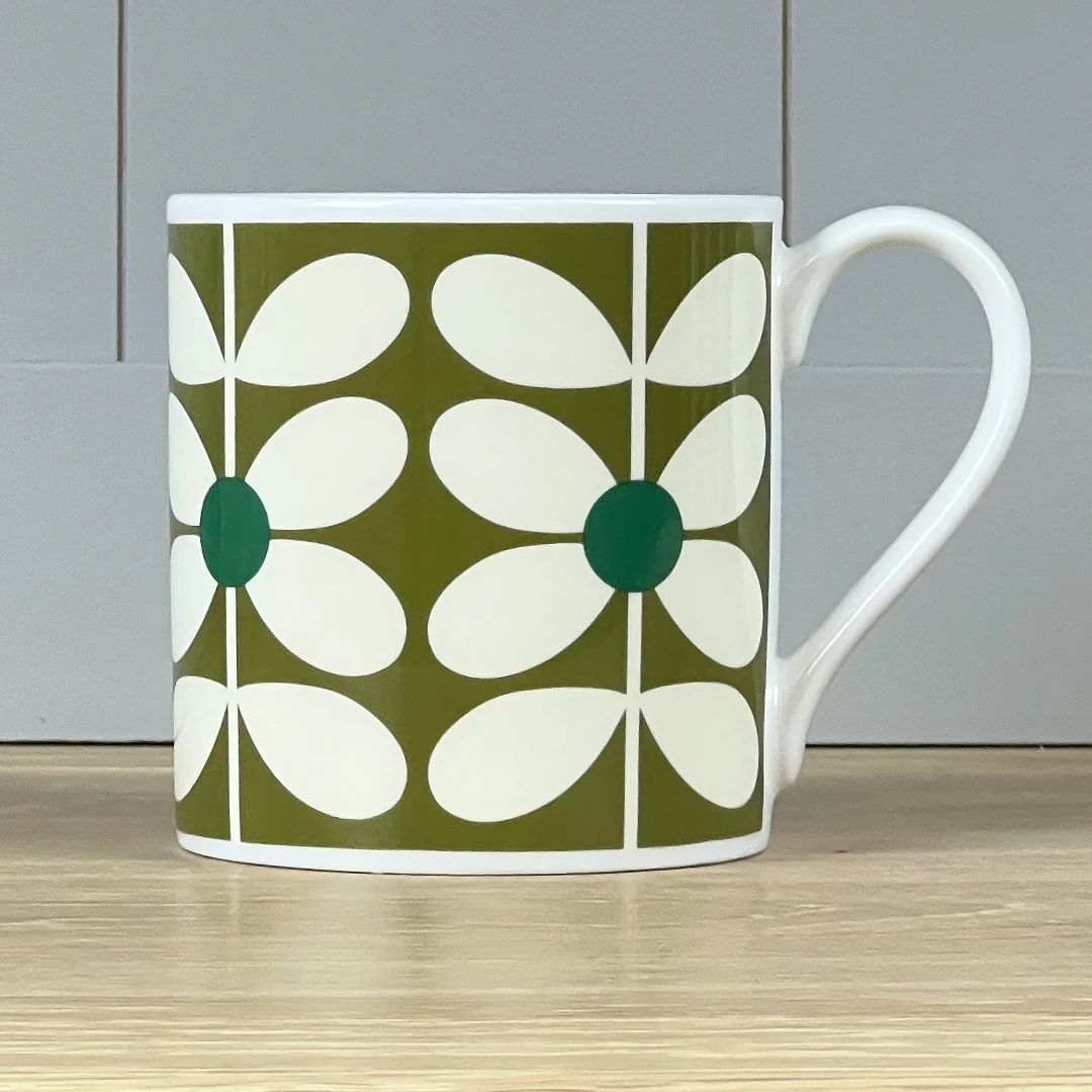 Orla Kiely Sixties Stem Olive Mug