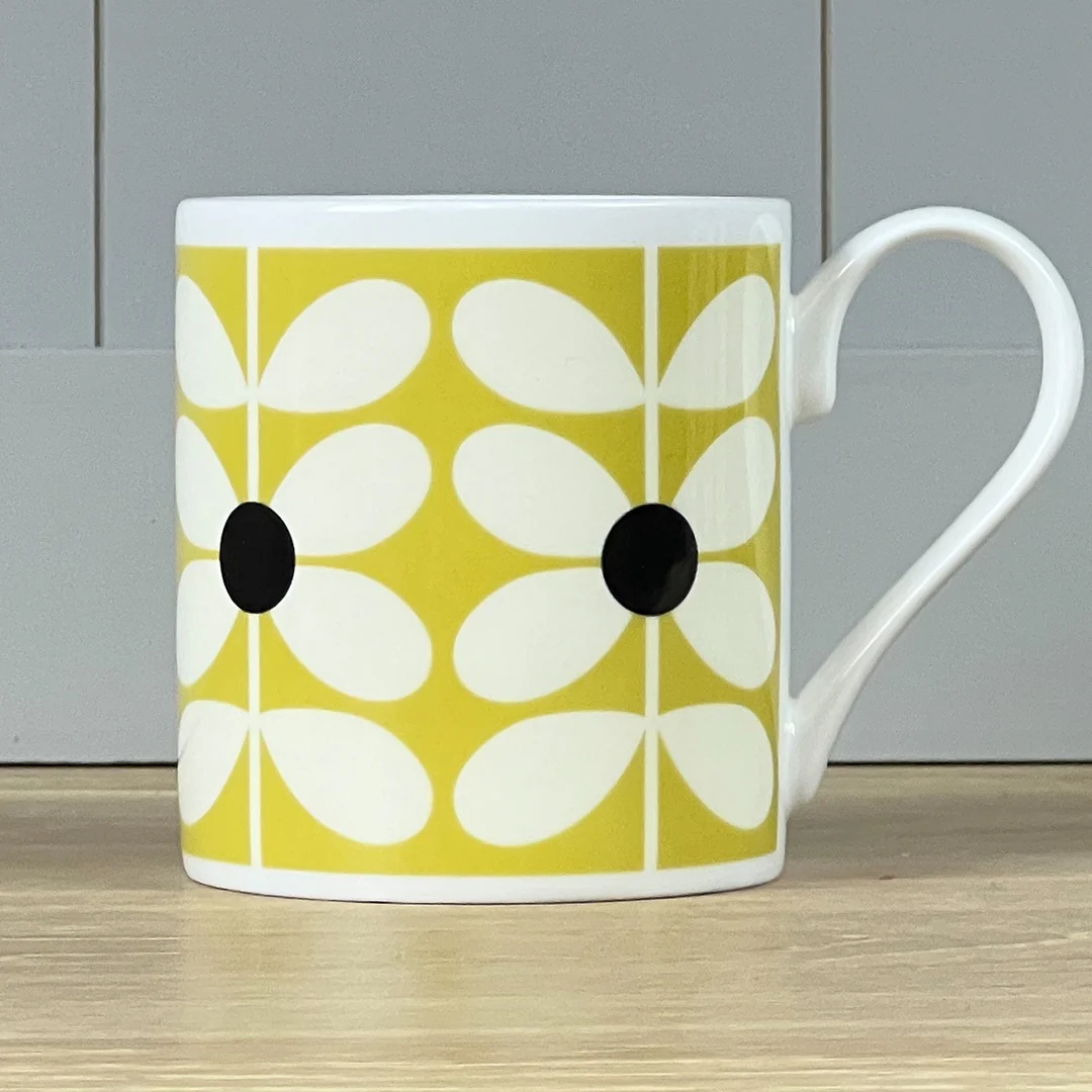 Orla Kiely Sixties Stem Ochre Mug