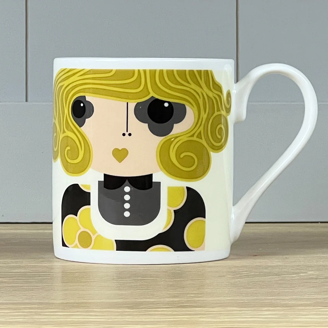 Orla Kiely Dee Dee Olive Mug