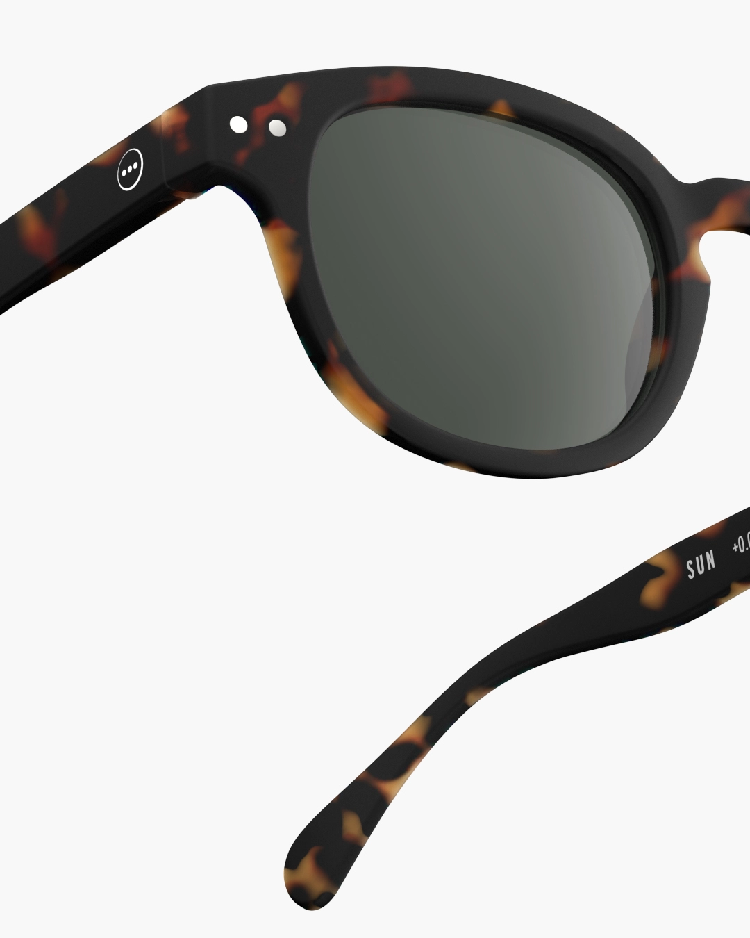 IZIPIZI #C Tortoise Reading Sunglasses +1.0