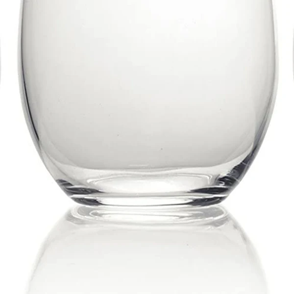 Mikasa Julie Crystal Stemless Wine Glasses Set of 4