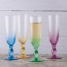 Anton Studio Designs Swirl Champagne Flutes Set of 4