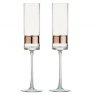 Anton Studio Designs Soho Champagne Flutes Bronze Set of 2