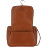 Ashwood Leather Hanging Washbag Cow Temponado Tan 8140