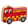 Lanka Kade Wooden Fire Engine Push Along Toy