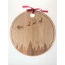 Christmas Round Chopping Board