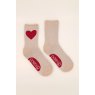 You Have My Heart Ankle Socks Vanilla