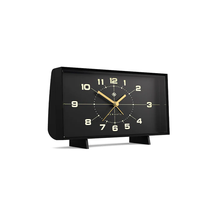 Newgate Wideboy Alarm Clock in Black