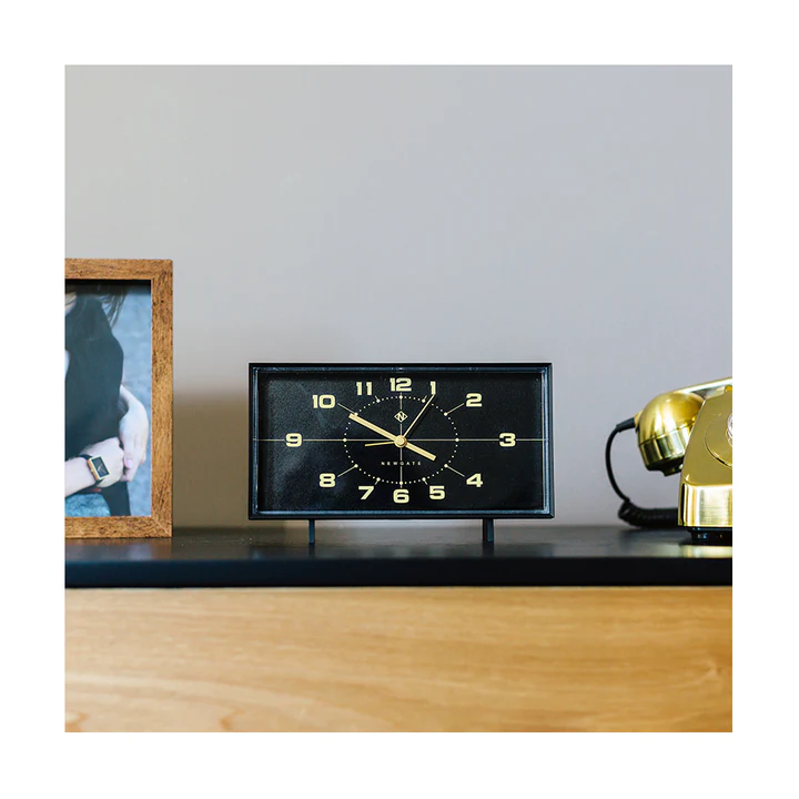 Newgate Wideboy Alarm Clock in Black