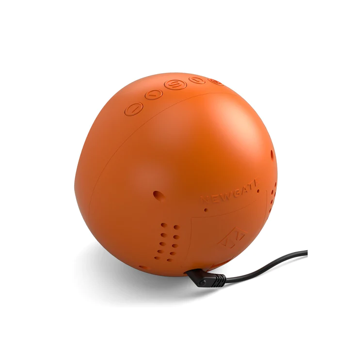 Newgate Centre Of The Earth LCD Alarm Clock - Pumpkin Orange