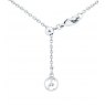 Tipperary Crystal Full Moon Pendant Silver