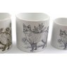 Forest Toile Planters Set of 2