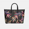 Sara Miller Black Bamboo Medium Tote Bag