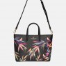 Sara Miller Black Bamboo Medium Tote Bag