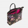 Sara Miller Black Bamboo Medium Tote Bag