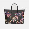 Sara Miller Black Bamboo Medium Tote Bag