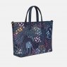 Sara Miller Midnight Leopard Medium Tote Bag