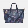 Sara Miller Midnight Leopard Medium Tote Bag