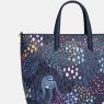 Sara Miller Midnight Leopard Medium Tote Bag