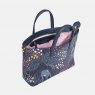 Sara Miller Midnight Leopard Medium Tote Bag