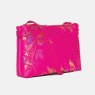 Sara Miller Pink Birds Zip Top Crossbody