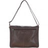 Ashwood David Large Leather Messenger Bag - Brown