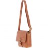 Ashwood Dom Leather Body Bag - Tan