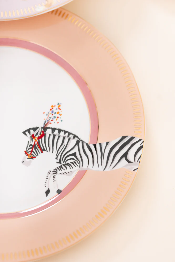 Yvonne Ellen Animal Dinner Plates - Set of 4