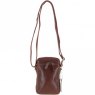 Ashwood Leather Crossbody Smartphone Bag Chestnut K-41