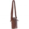 Ashwood Leather Crossbody Smartphone Bag Chestnut