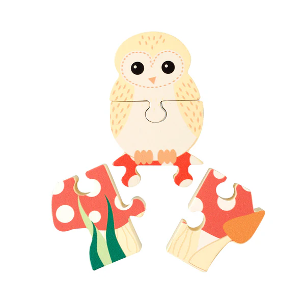 Orange Tree Toys Owl Wooden Puzzle