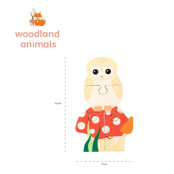 Orange Tree Toys Owl Wooden Puzzle