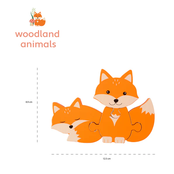 Orange Tree Toys Fox Wooden Puzzle