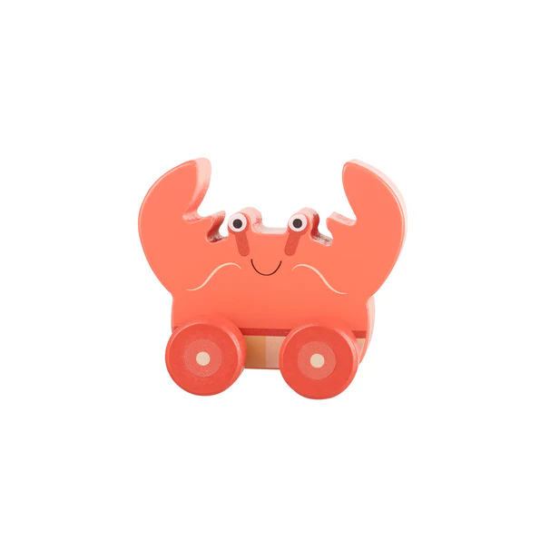 Orange Tree Toys Crab First Push Toy