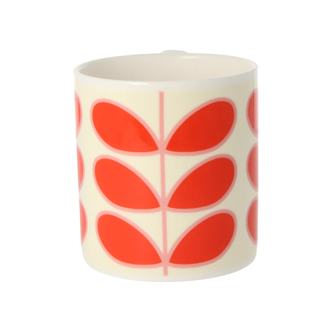 Orla Kiely Linear Stem Red Mug