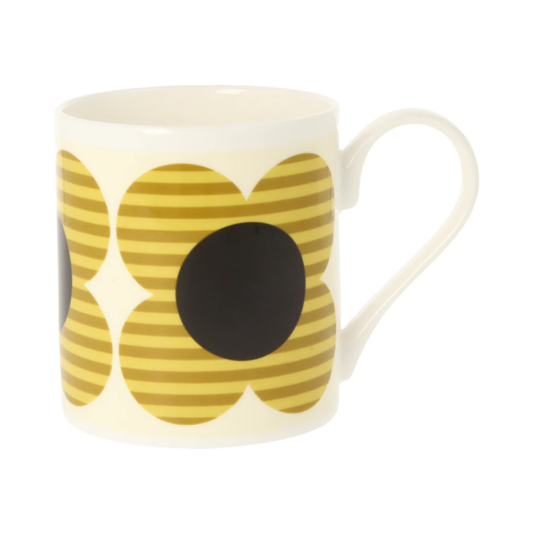 Orla Kiely Striped Flower Yellow Mug