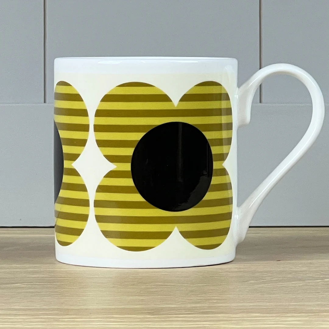 Orla Kiely Striped Flower Yellow Mug