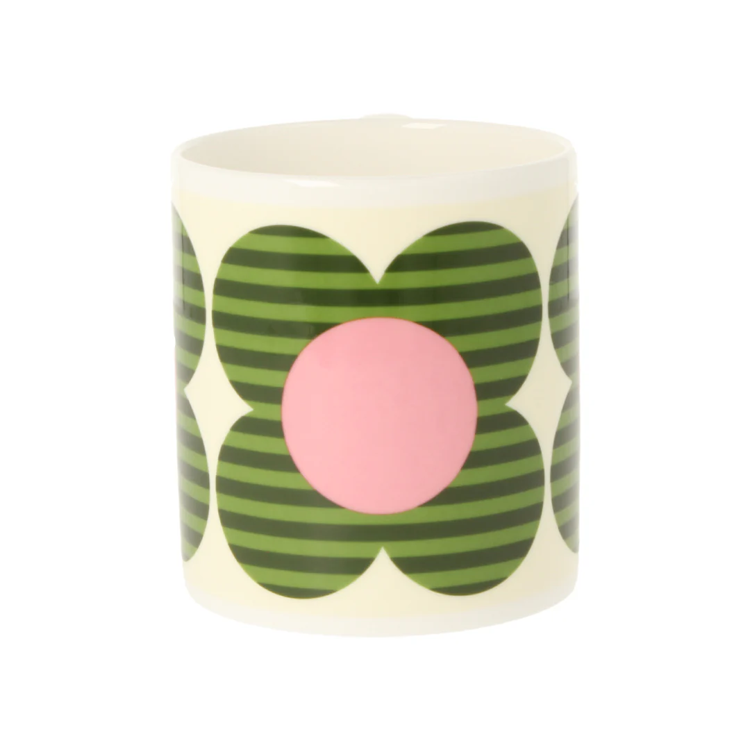 Orla Kiely Striped Flower Green Mug