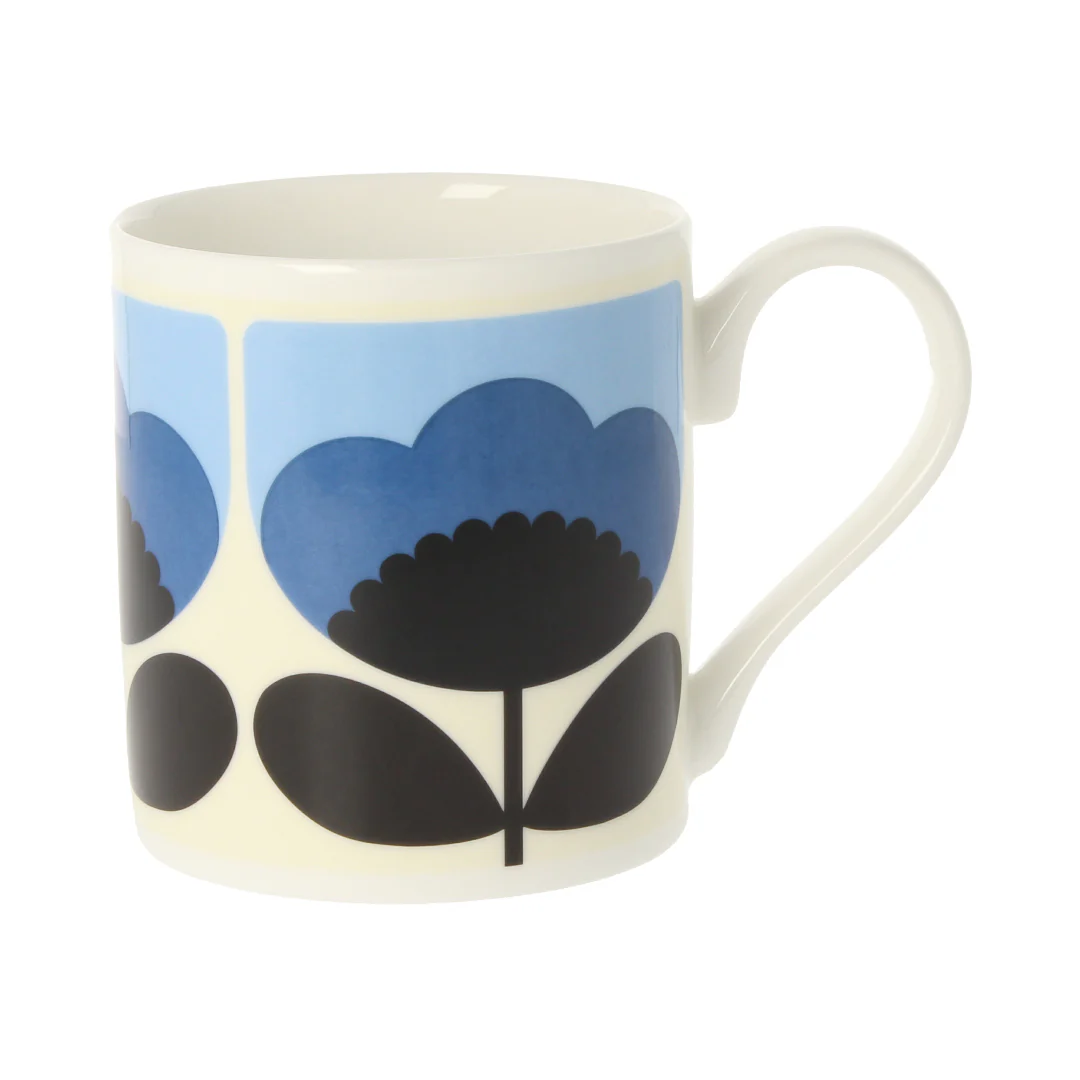 Orla Kiely Spring Bloom Blue Mug