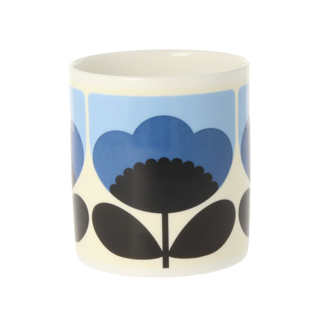 Orla Kiely Spring Bloom Blue Mug